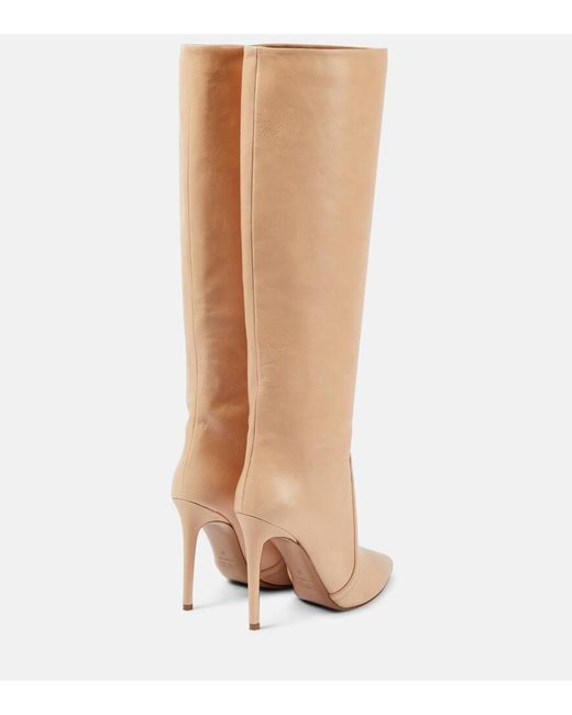 Paris Texas Natural Leather Knee-high Boots