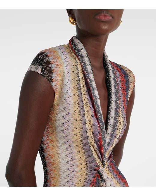 Missoni Multicolor Lame Maxi Dress