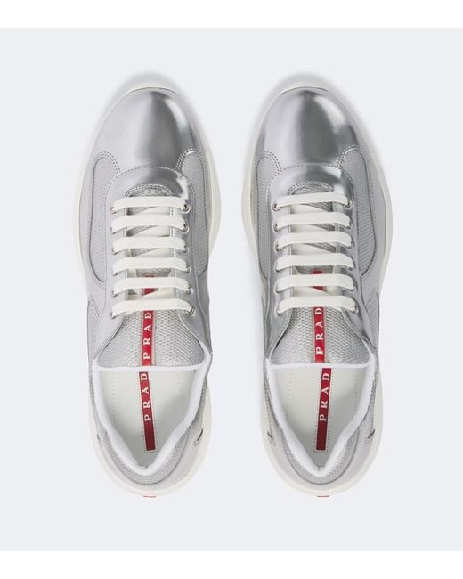 Prada White America's Cup Sneakers for men