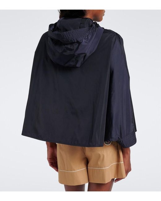 Capa Con Capucha Moncler de color Black