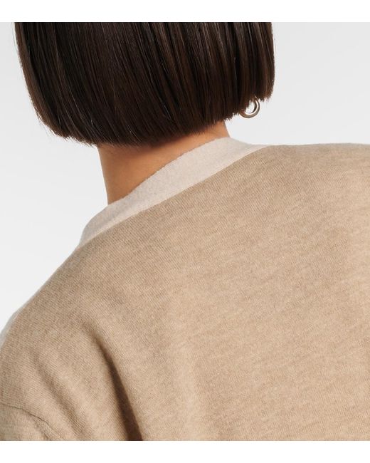 Maison Margiela Natural Wool Cardigan
