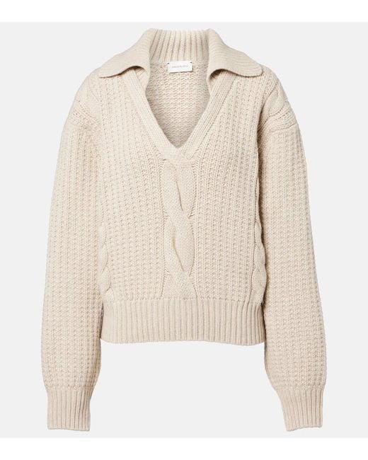 Magda Butrym Natural Cashmere Sweater