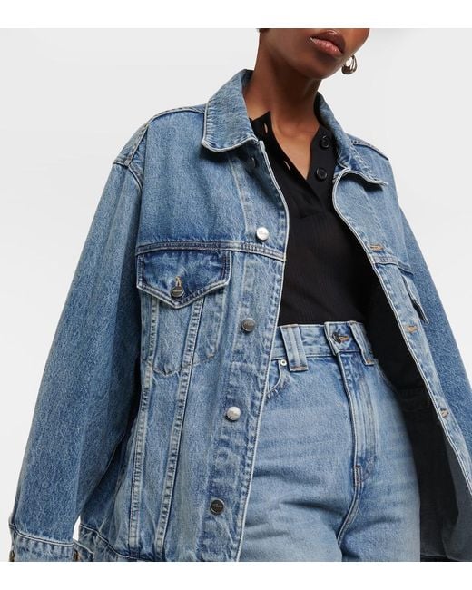 Khaite Blue Grizzo Jacket