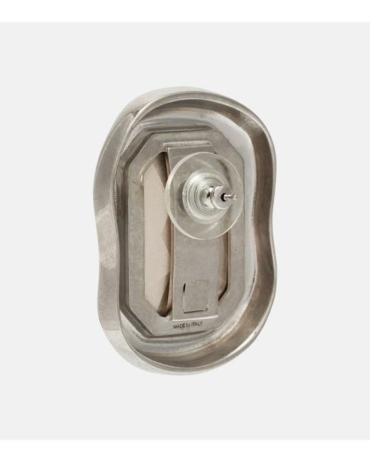 Givenchy Metallic Sculptural Crystal Embellished Earrings