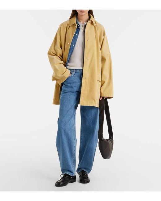 SLVRLAKE Denim Blue Ella Barrel-Leg Jeans