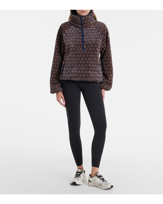 The Upside Multicolor Castilla Harlow Fleece Half-Zip Sweatshirt