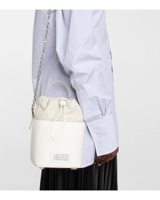Maison Margiela Multicolor 5Ac Leather Bucket Bag