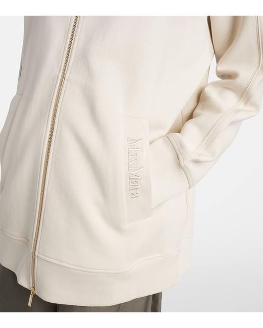 Jersey Verbano De Jersey Con Cremallera Max Mara de color White