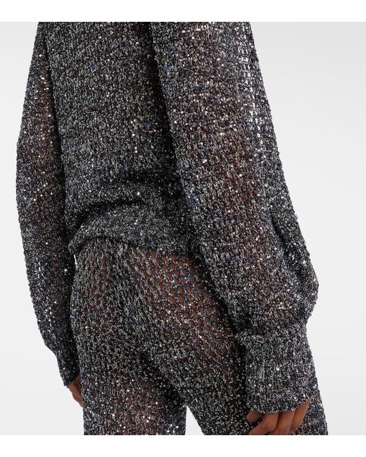 Missoni Blue Sequined Lame Cardigan