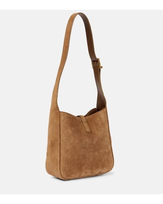 Saint Laurent LE 5〜7 SUPPLE SMALL IN SUEDE SAINT LAURENT Le 5 à 7 Supple small suede shoulder bag | NET