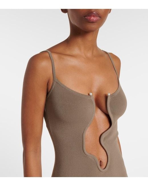 Vestido Largo Salacia Christopher Esber de color Brown