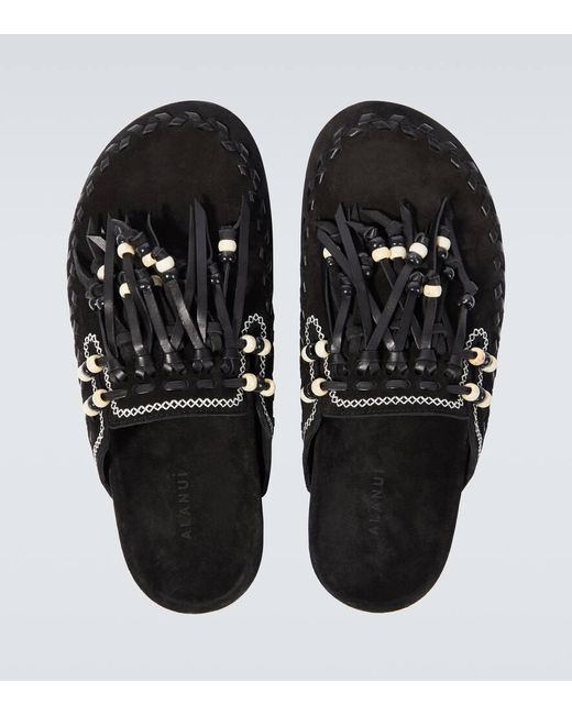Slippers The Journey En Daim Alanui pour homme en coloris Black