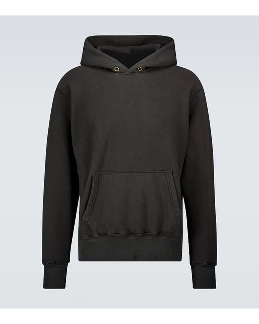 Sudadera Cropped Con Capucha Les Tien de hombre de color Black