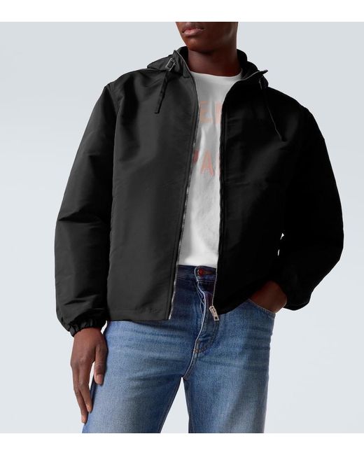 Givenchy Blue Hooded Jacket for men