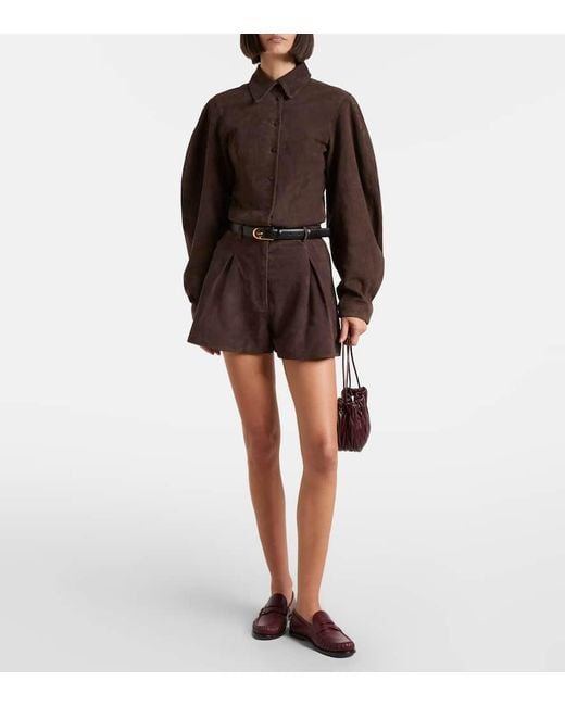 Camisa De Ante ROTATE BIRGER CHRISTENSEN de color Brown
