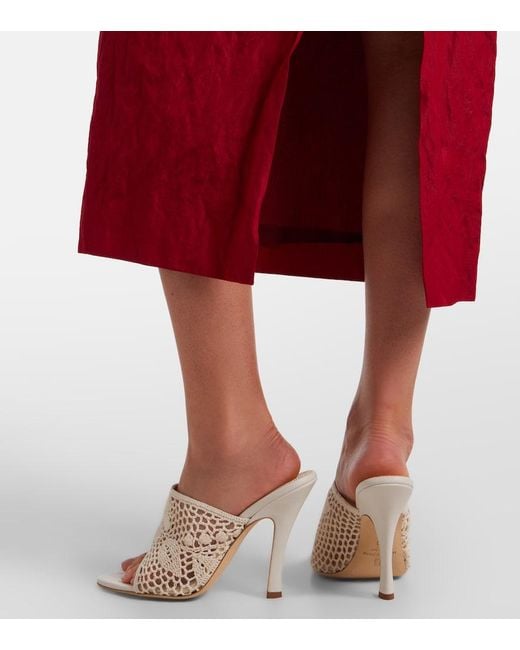 Magda Butrym Natural Crochet Mules