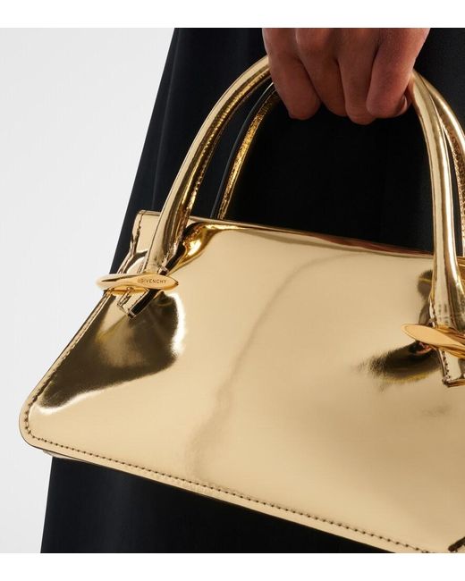 Givenchy Natural Pinch Metallic Leather Tote Bag