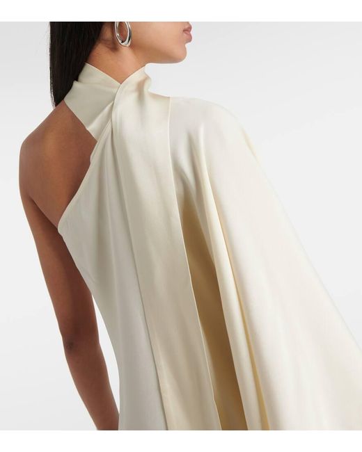 ‎Taller Marmo White Ubud Crepe Cady Gown
