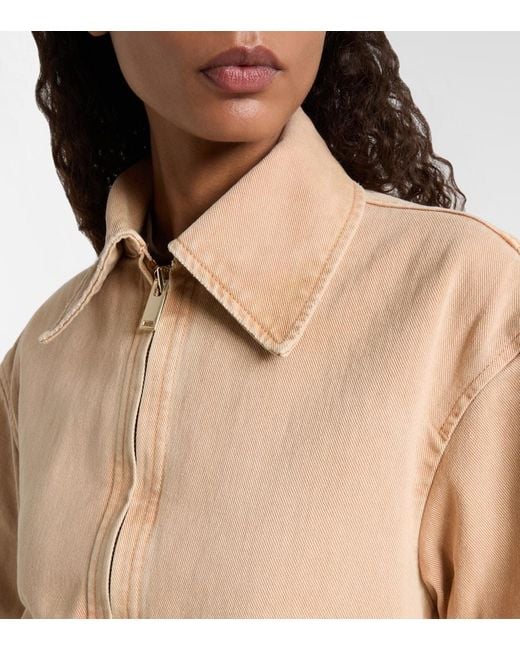 7 For All Mankind Natural Denim Jacket