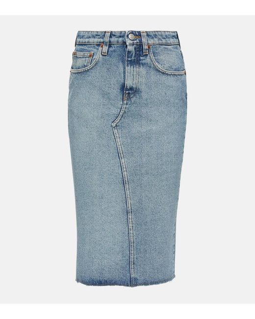 MM6 by Maison Margiela Blue Skirts