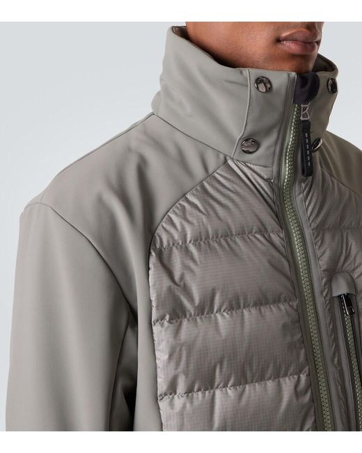 Bogner Gray Zoran-D Down-Paneled Ski Jacket for men