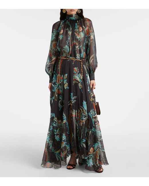 Gonna Lunga di Etro in Green