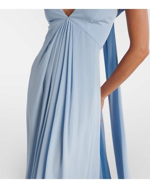 Markarian Blue Silk Gown