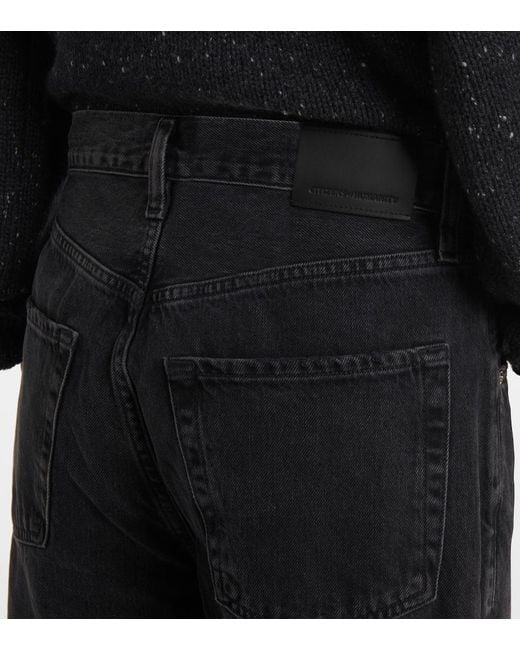 Citizens of Humanity Blue Ayla Cropped Wide-Leg Jeans