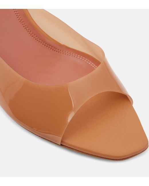AMINA MUADDI Pink Alexa 60 Pvc Mules