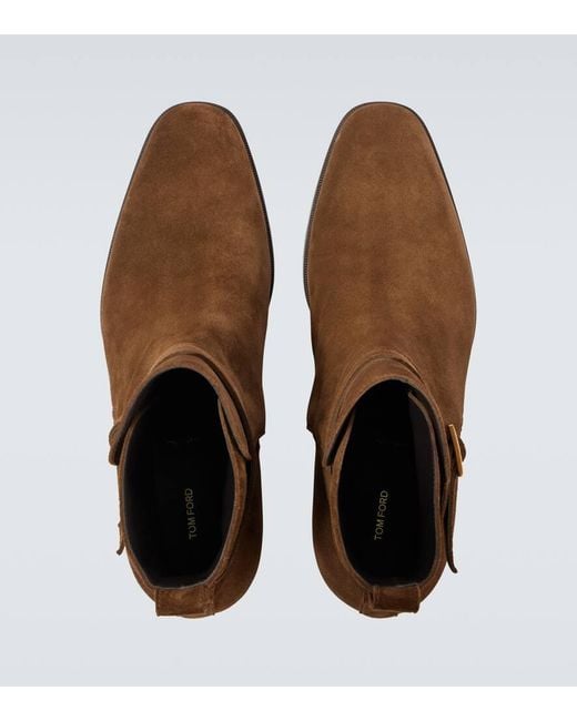 Stivaletti Kenneth di Tom Ford in Brown da Uomo