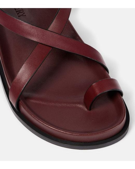 A.Emery Brown Jalen Slim Leather Sandals