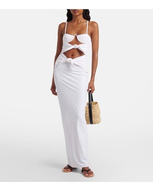 Christopher Esber Brown Palma Leather Thong Sandals