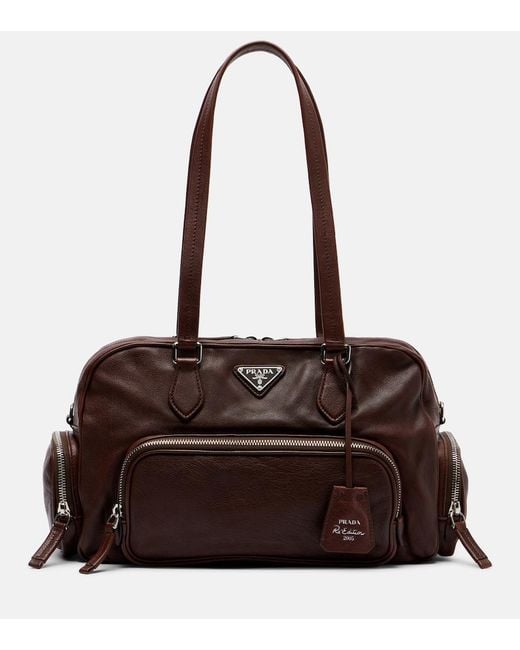 Borsa Large di Prada in Brown