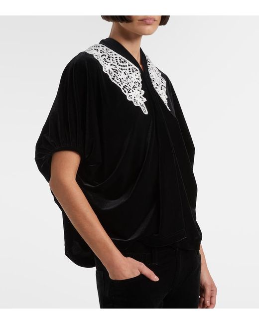 Junya Watanabe Black Jersey Top