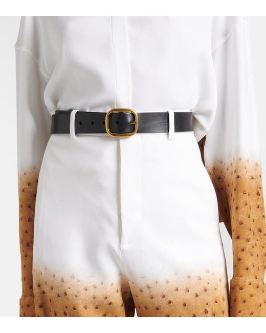 Loewe Black Leather Belt