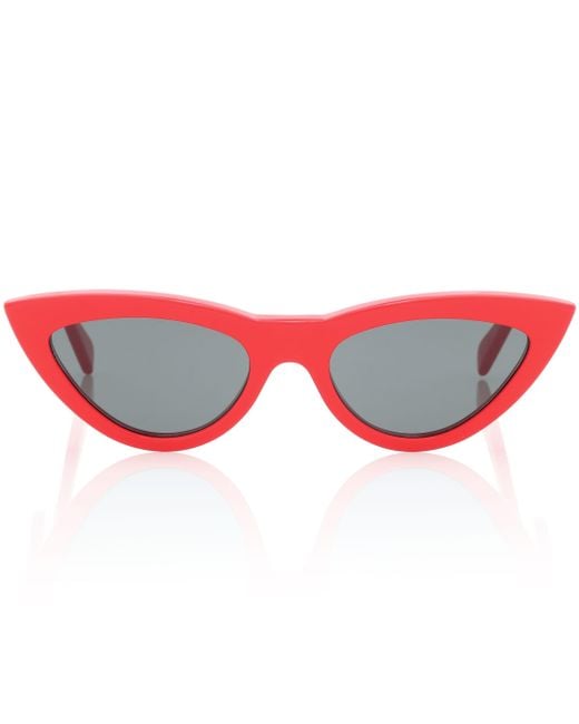 Céline Red Cat-eye Sunglasses