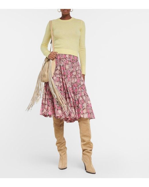 Isabel Marant Yellow Ania Alpaca-Blend Sweater