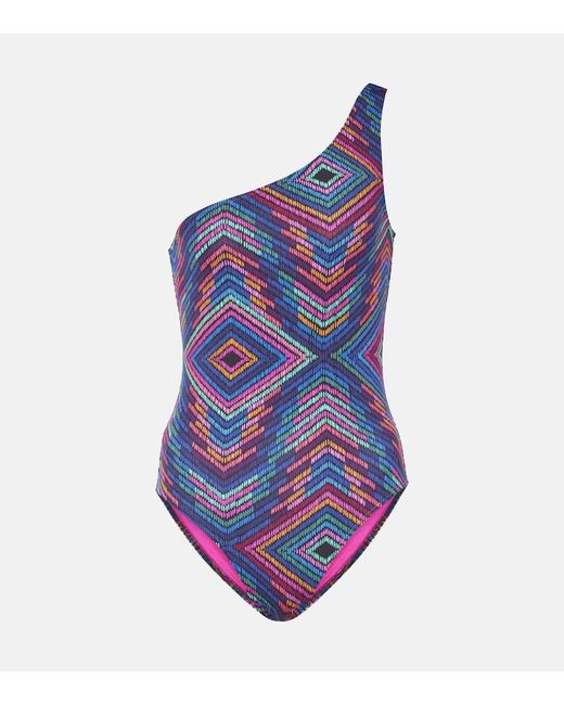 Eres Blue One-Shoulder Swimsuit
