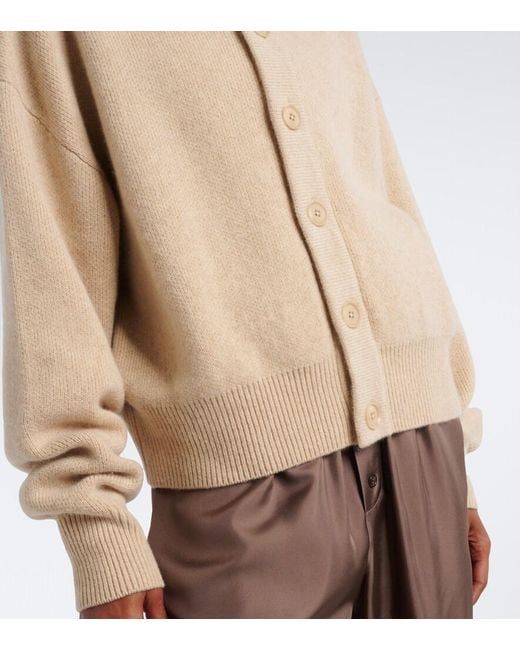 Extreme Cashmere Natural N°377 Clement Cashmere Cardigan