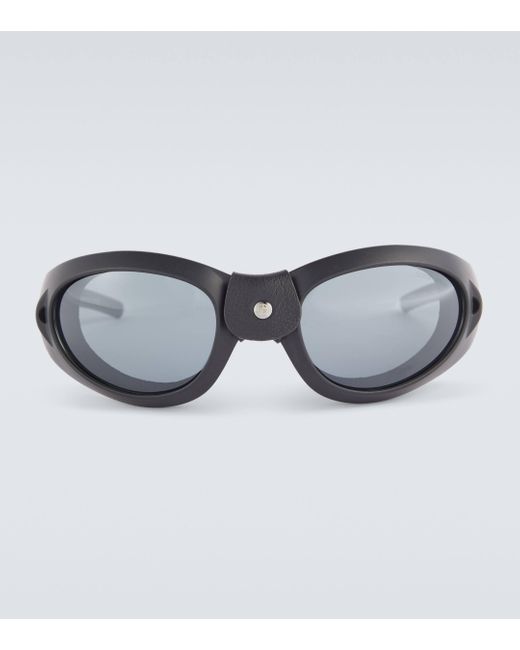 Giorgio Armani Gray Round Sunglasses for men