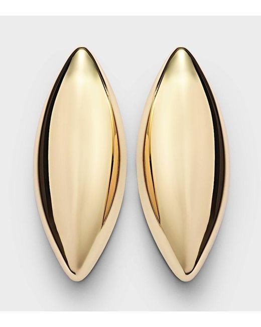 Jennifer Fisher Metallic Puffy Dagger-Plated Earrings
