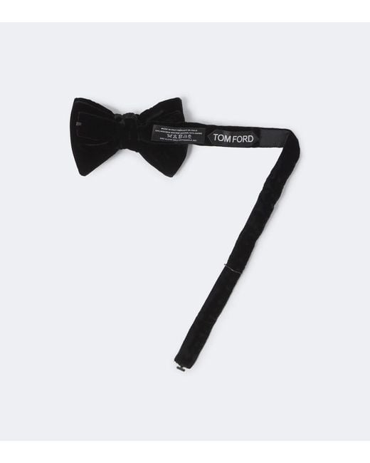 Tom Ford Black Velvet Bow Tie for men