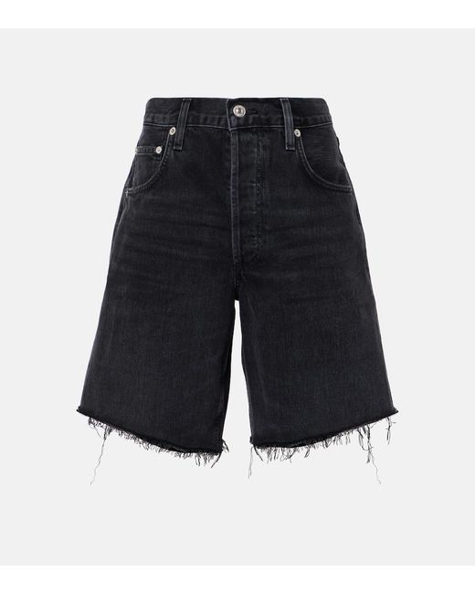 Citizens of Humanity Blue High-Rise Jeansshorts Ayla