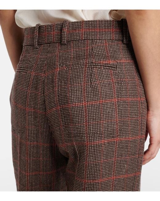 Pantaloni Flared di Chloé in Brown