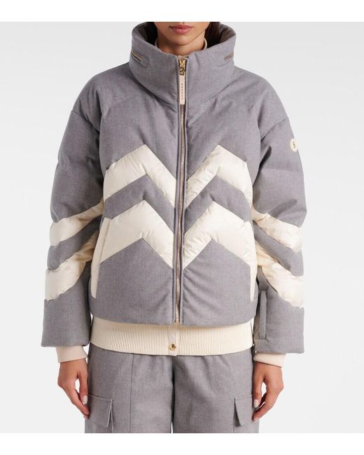 Bogner Gray Valea Down Ski Jacket