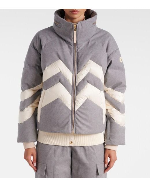 Bogner Gray Valea Down Ski Jacket