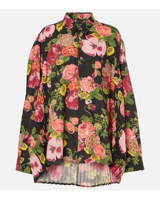 Junya Watanabe Black Pleated Shirt