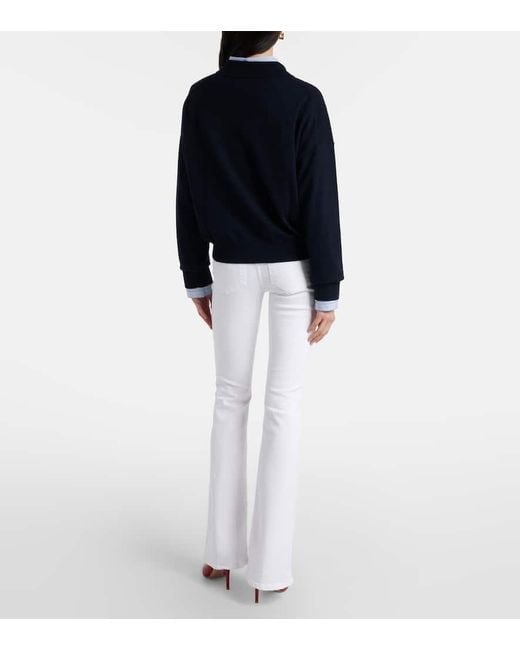 Jean Flare Beverly A Taille Haute Veronica Beard en coloris White