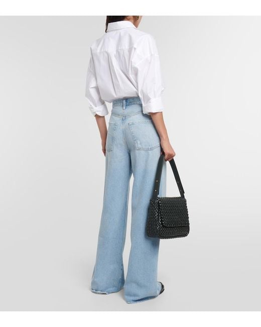 Citizens of Humanity Blue Beverly High-Rise Bootcut Jeans