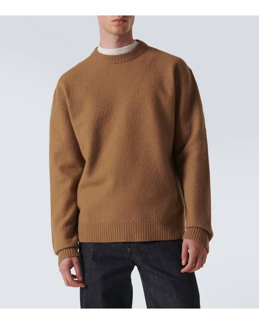 Jersey de lana Jil Sander de hombre de color Brown